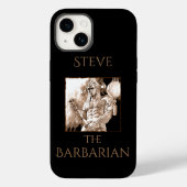 Barbarian Warrior Personalisiert Case-Mate iPhone Hülle (Rückseite)