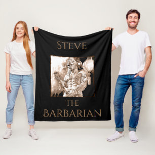 Barbarian Warrior Personalisiert Fleecedecke