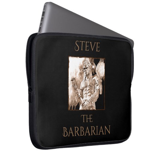 Barbarian Warrior Personalisiert Laptopschutzhülle (Vorne Rechts)