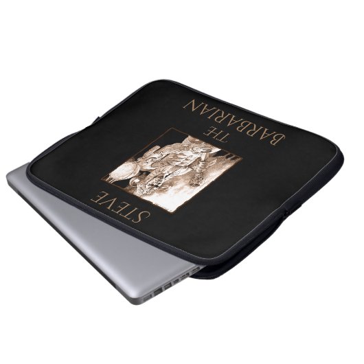 Barbarian Warrior Personalisiert Laptopschutzhülle (Vorne Knopf)