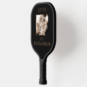 Barbarian Warrior Personalisiert Pickleball Schläger (Links)