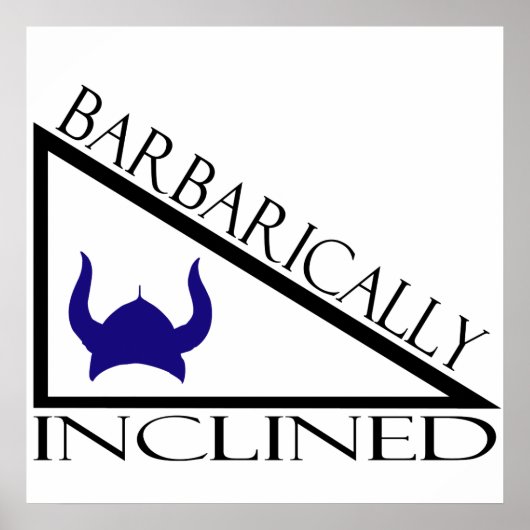 barbarisch inclunt poster (Vorne)