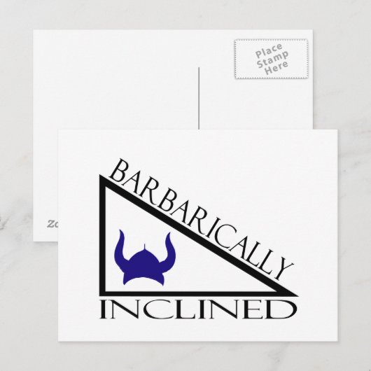 barbarisch inclunt postkarte (Vorne/Hinten)