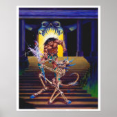 Barbarisch mit Skelettassistent Poster (Vorne)