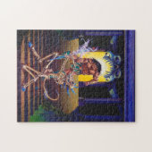 Barbarisch mit Skelettassistent Puzzle (Horizontal)