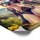 Barbarische Fantasy Female Poster (Ecke)
