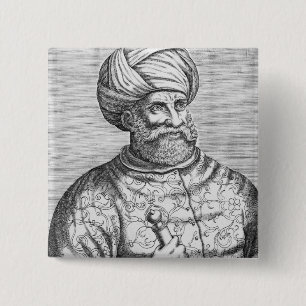Barbarossa, Illustration von Andre Thevets Button
