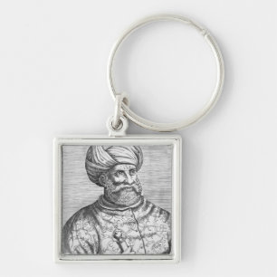 Barbarossa, Illustration von Andre Thevets Schlüsselanhänger