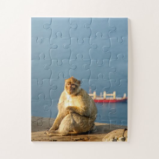 Barbary ape 30-pc puzzle (Vertikal)