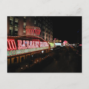 Barbary Coast and Flamingo Road Las Vegas Postcard Postkarte