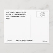 Barbary Coast Las Vegas in der Nacht Postkarte (Rückseite)