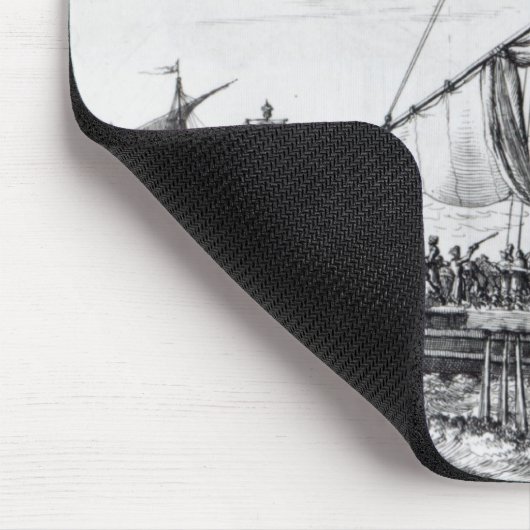 Barbary-Galeeren Mousepad (Ecke)
