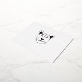 Barbary Lioness Einladung Postkarte (Gedreht)