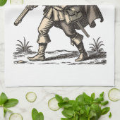 Barbatos Echos der Jagd Geschirrtuch (Gefaltet)