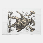 Barbatos Echos der Jagd Geschirrtuch (Horizontal)