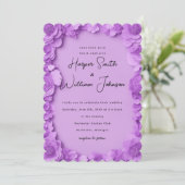 Barbecore Blumen Einladung (Stehend Vorderseite)