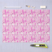 Barbecore Rosa und Hot-Pink Mode Seidenpapier (Handwerk)