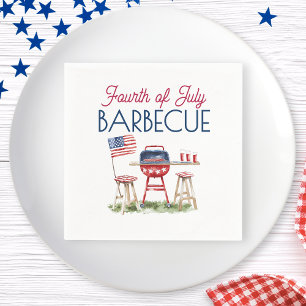 Barbecue American Flag 4. Juli Summer Party Serviette
