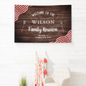 Barbecue Backyard GRILLEN Picnic Family Wiedersehe Banner (InSitu)