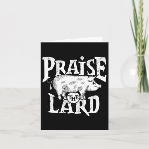 Barbecue Bbq Grill Schweinefleisch Zitat  Karte