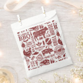 Barbecue Bbq Grilling Geschenktütchen (Ausgeschnitten)