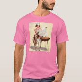 Barbecue Button-Up Girl T-Shirt (Vorderseite)