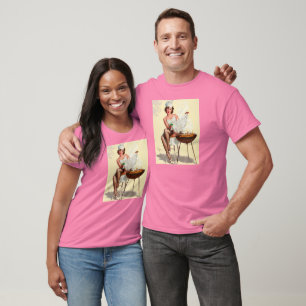 Barbecue Button-Up Girl T-Shirt