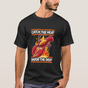 Barbecue Catch the Heat Räuchernde Food Lovers Gri T-Shirt