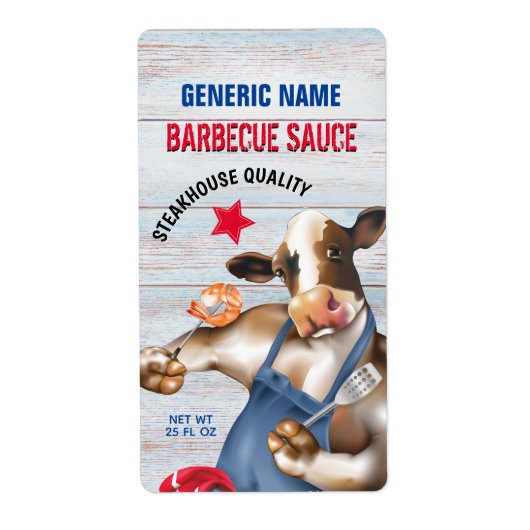 Barbecue Cookout Kuh Grillen Shrimps (Vorne)