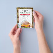 Barbecue Cookout Wiedersehen Fast Food Flyer (Gruppe)