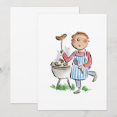 Barbecue Einladung (Vorne/Hinten)