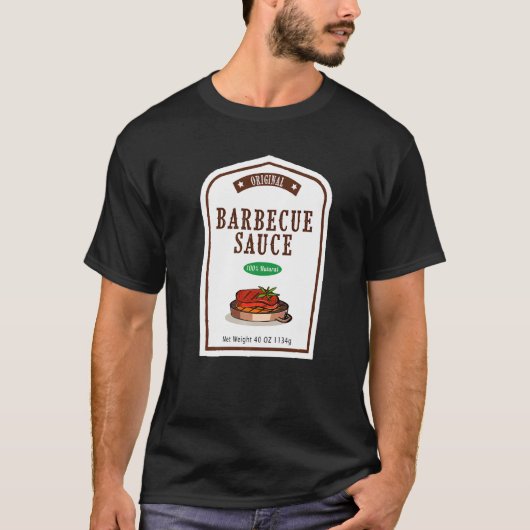 Barbecue Family Sauce Costume Easy Halloween Unifo T-Shirt (Vorderseite)