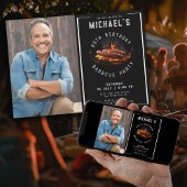 Barbecue Foto 60. Geburtstagsparty Einladung