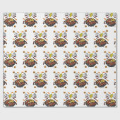 Barbecue Geschenkpapier (Flach)