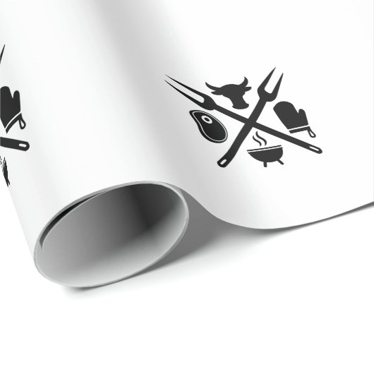 barbecue geschenkpapier (Rolleneckpunkt)