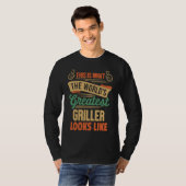 Barbecue Greatest Griller In The World T-Shirt (Vorne ganz)