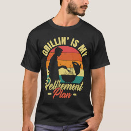 Barbecue GRILLEN Altersruhestand 2026 Grillfleisch T-Shirt