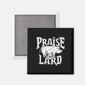 Barbecue Grillen Grill Schweinefleisch Zitat Magnet (Vorderseite/Rückseite)