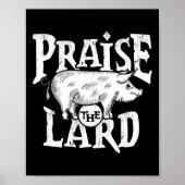 Barbecue Grillen Grill Schweinefleisch Zitat Poster (Vorne)