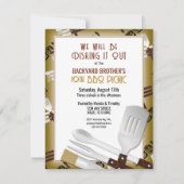 Barbecue Grilling Einladung (Vorderseite)