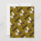 Barbecue Grilling Einladung (Rückseite)