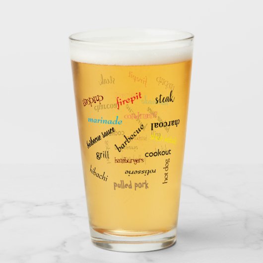 Barbecue Grilling Glas (Vorne (Gefüllt))