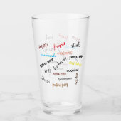 Barbecue Grilling Glas (Vorderseite)