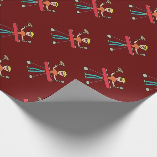 Barbecue Grillmaster GRILLEN Geschenkpapier (Ecke)