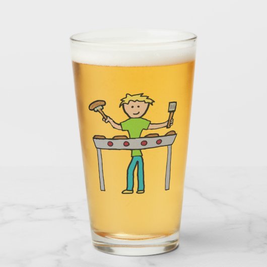 Barbecue Grillmaster GRILLEN Glas (Vorne (Gefüllt))