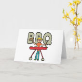 Barbecue Grillmaster GRILLEN Karte (Gelbe Blume)