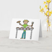 Barbecue Grillmaster GRILLEN Karte (Gelbe Blume)