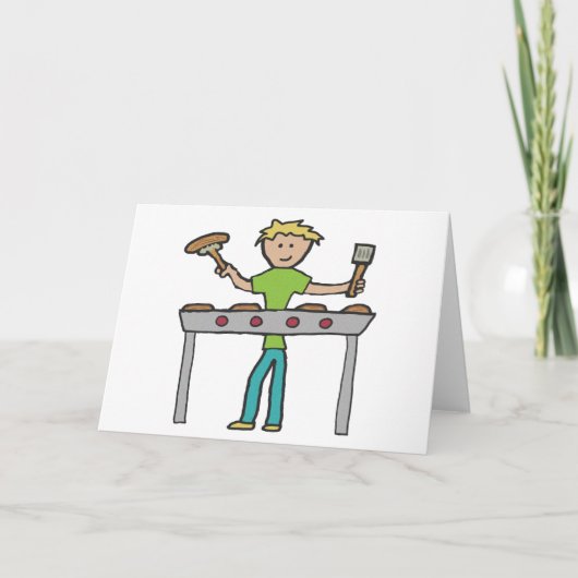 Barbecue Grillmaster GRILLEN Karte (Vorderseite)