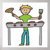 Barbecue Grillmaster GRILLEN Poster (Vorne)