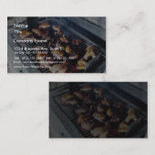 Barbecue-Hähnchen Visitenkarte (Vorne/Hinten)